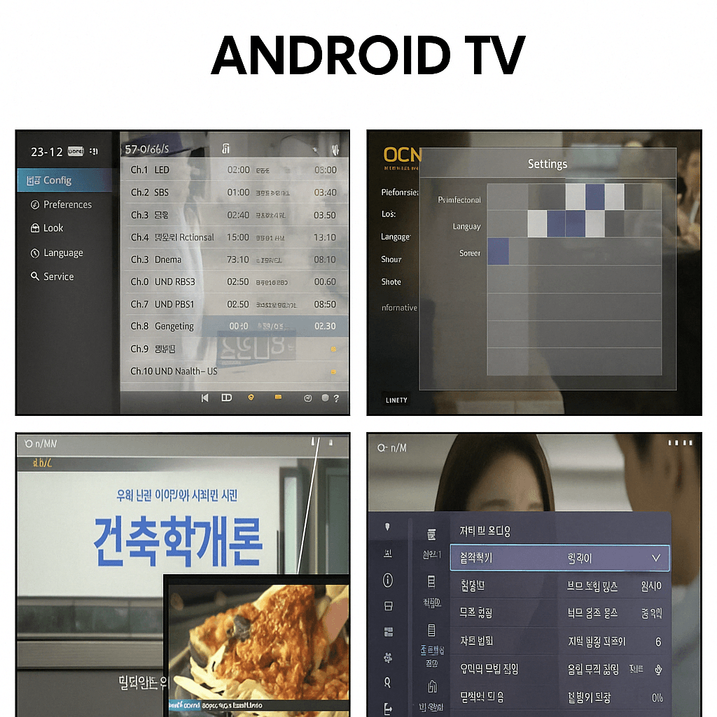 Android TV — 커스텀 런처·EPG 대표 이미지