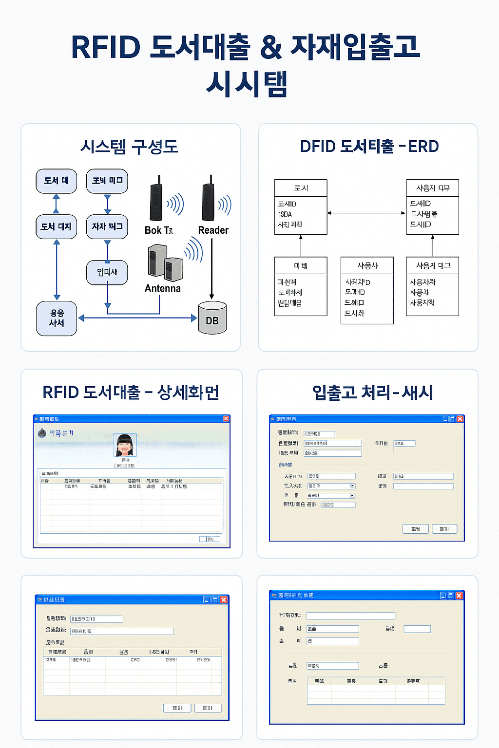 RFID 도서대출 & 자재입출고 대표 이미지